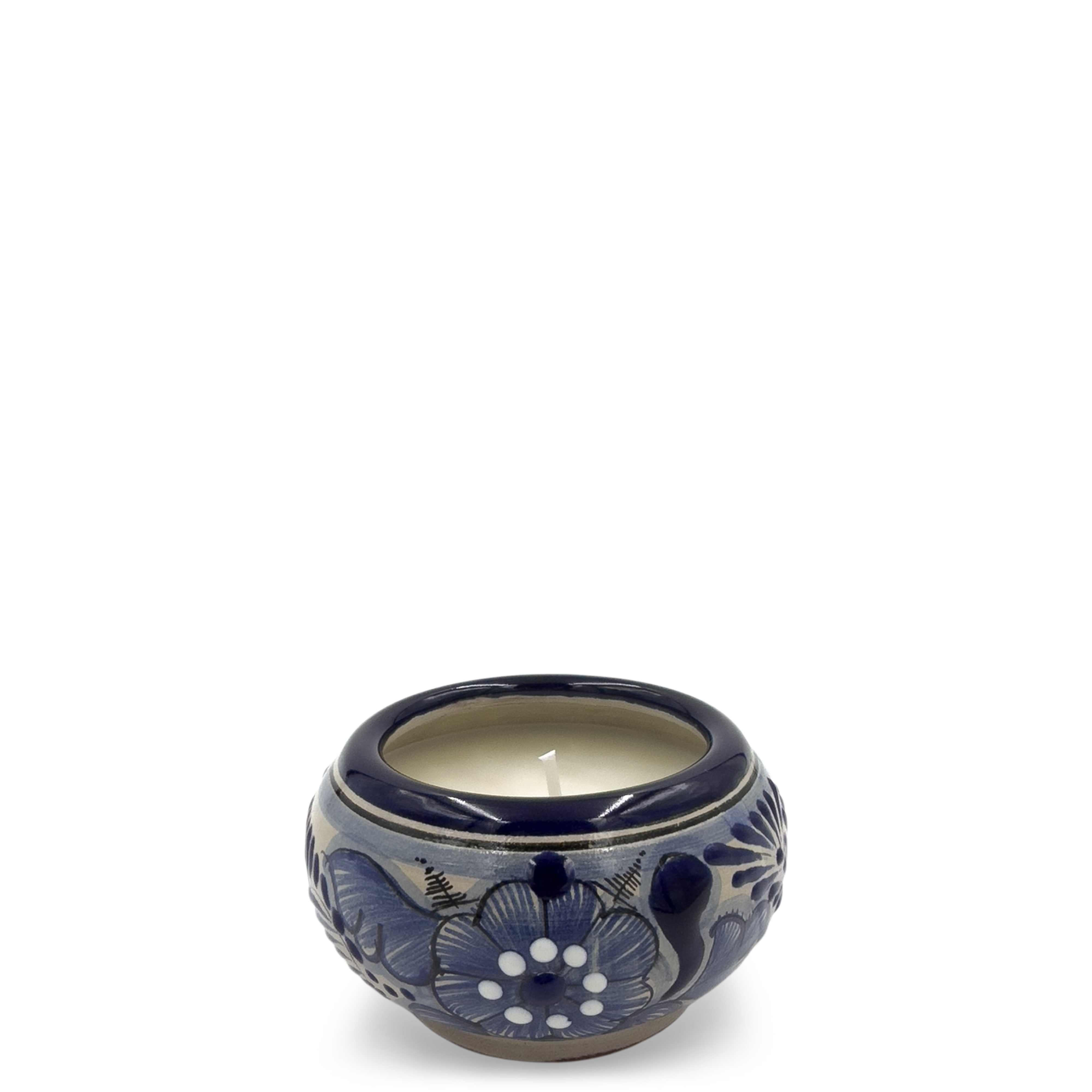 Blue Rose Candle