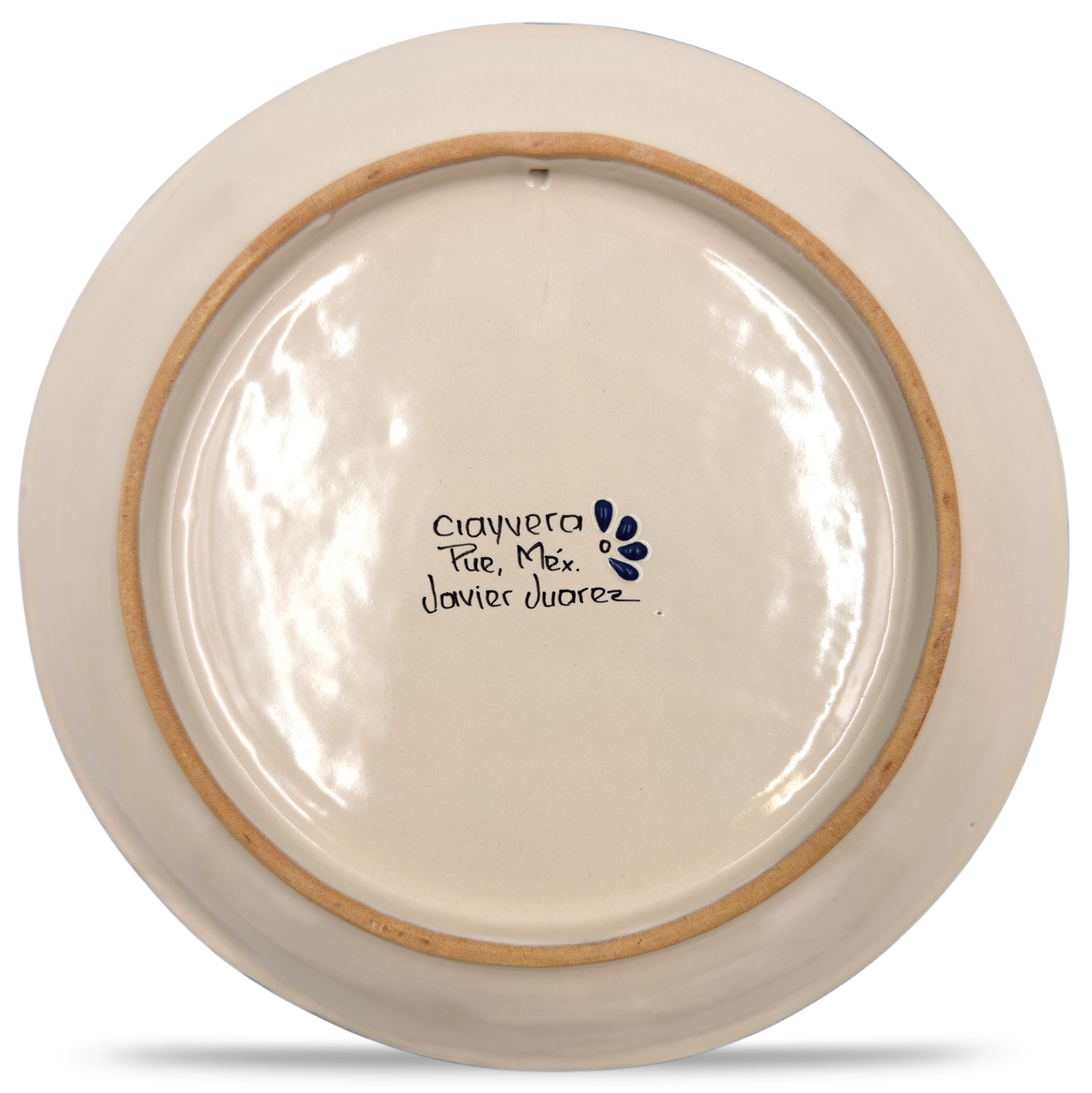 Blue Rose Large Plate