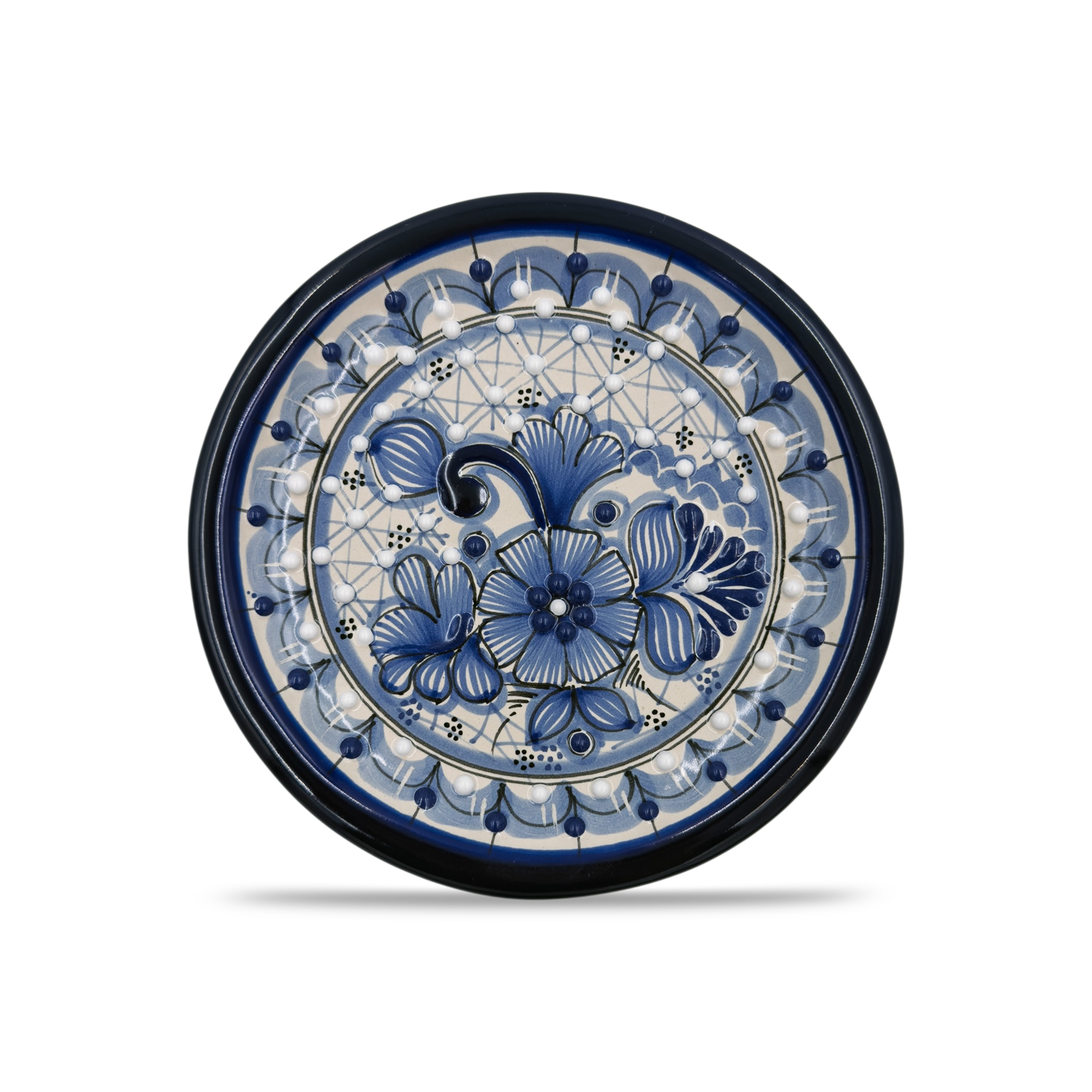 Blue Rose Tea Set of 4