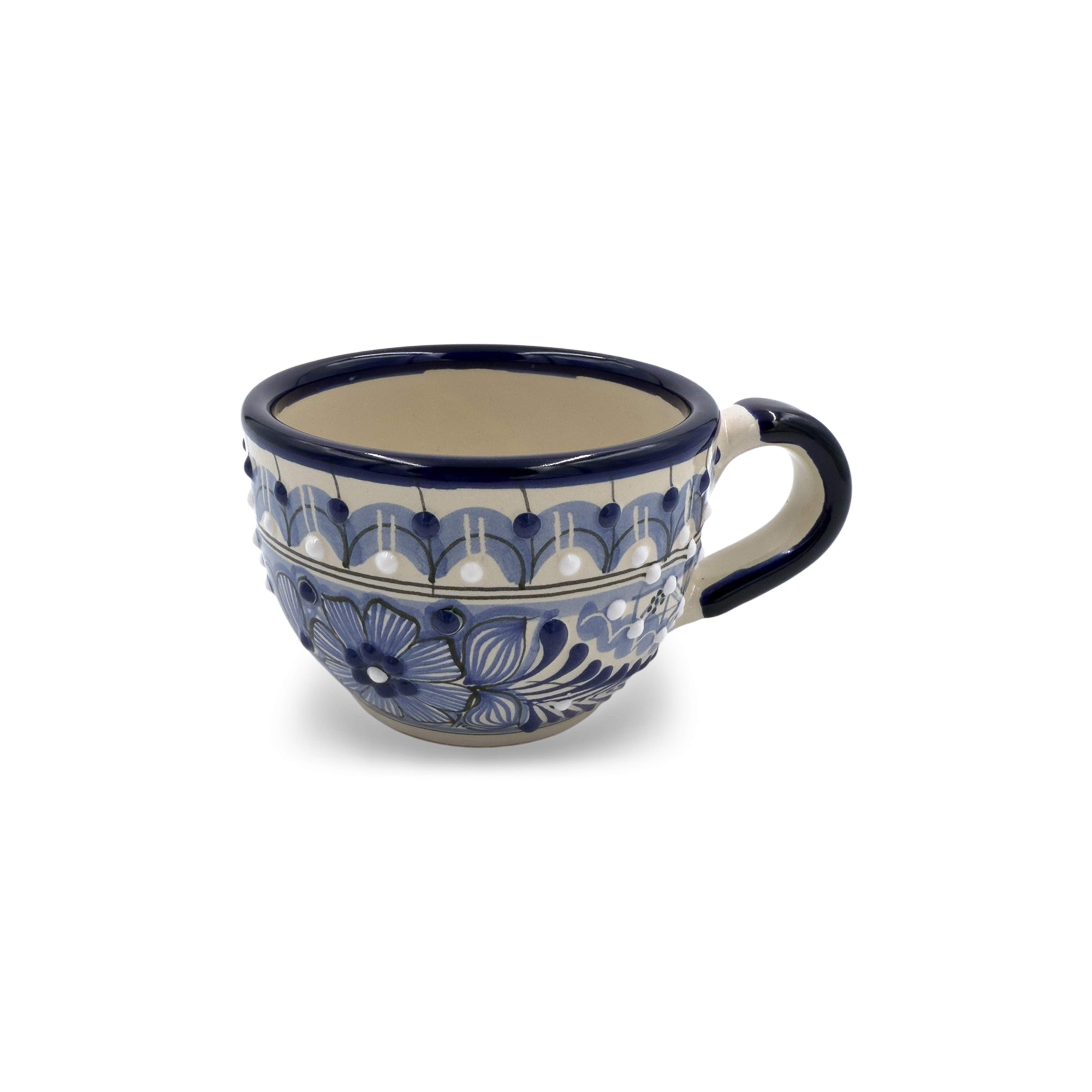 Blue Rose Tea Set of 4