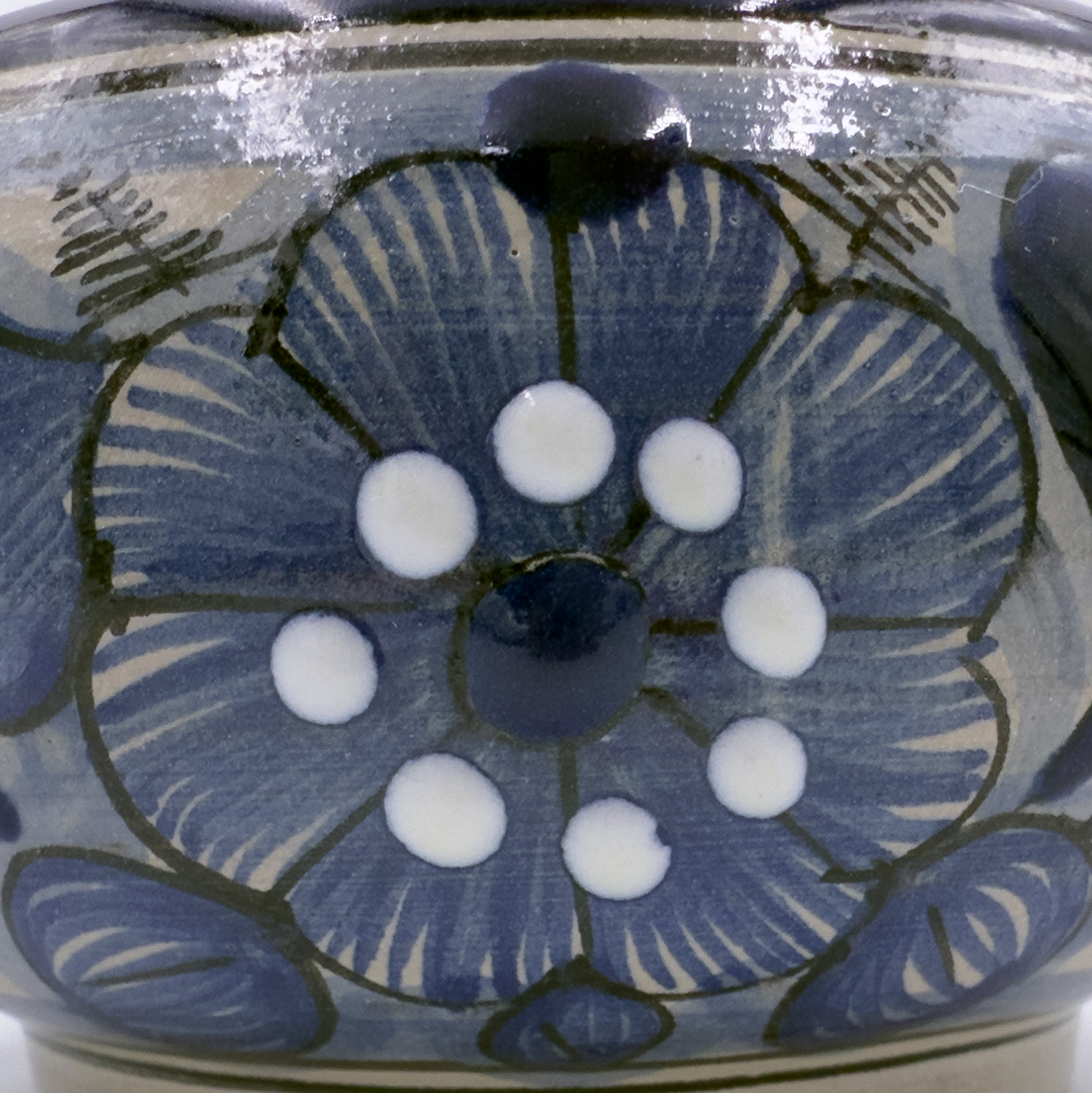 Blue Rose Candle