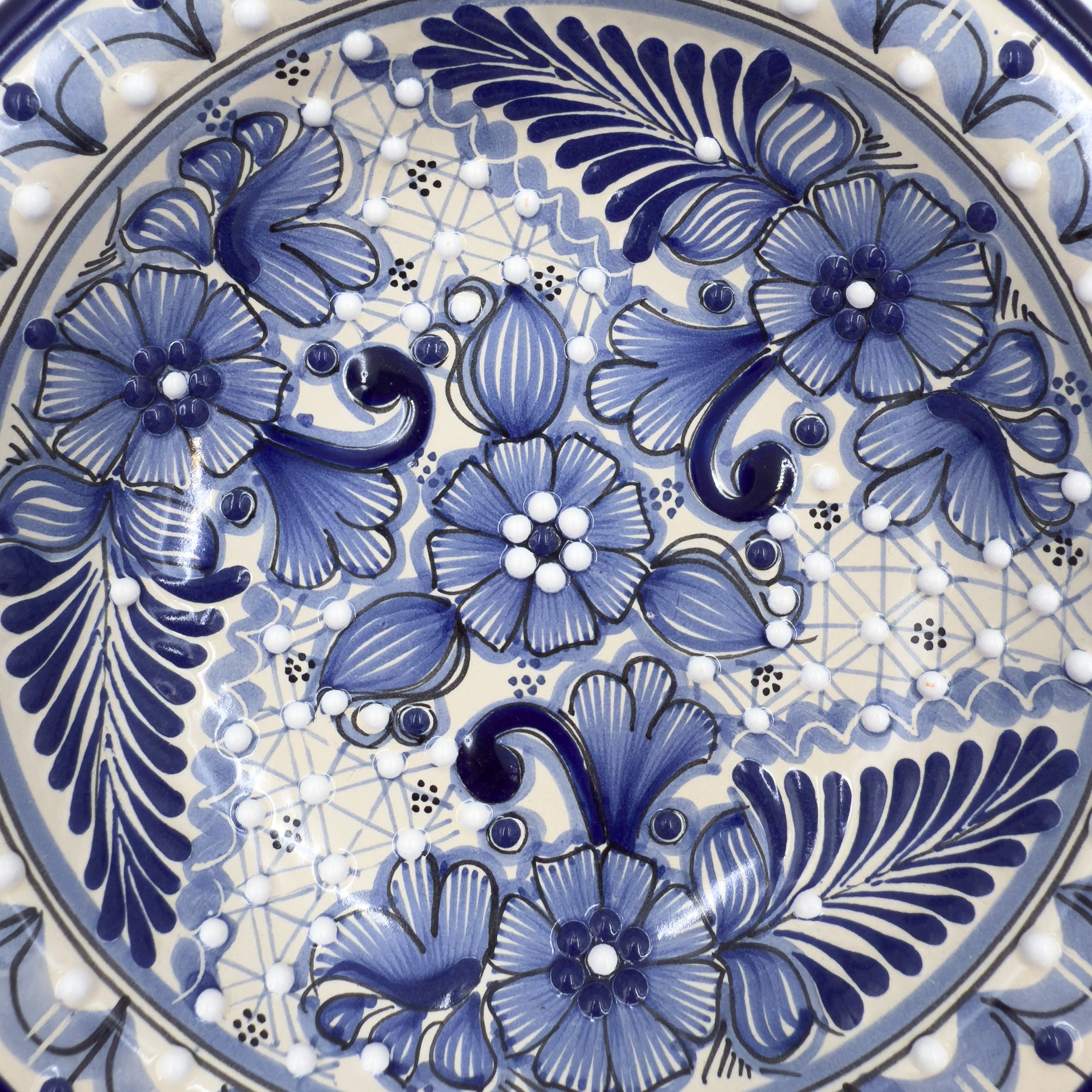 Blue Rose Soup Plate Set of 2