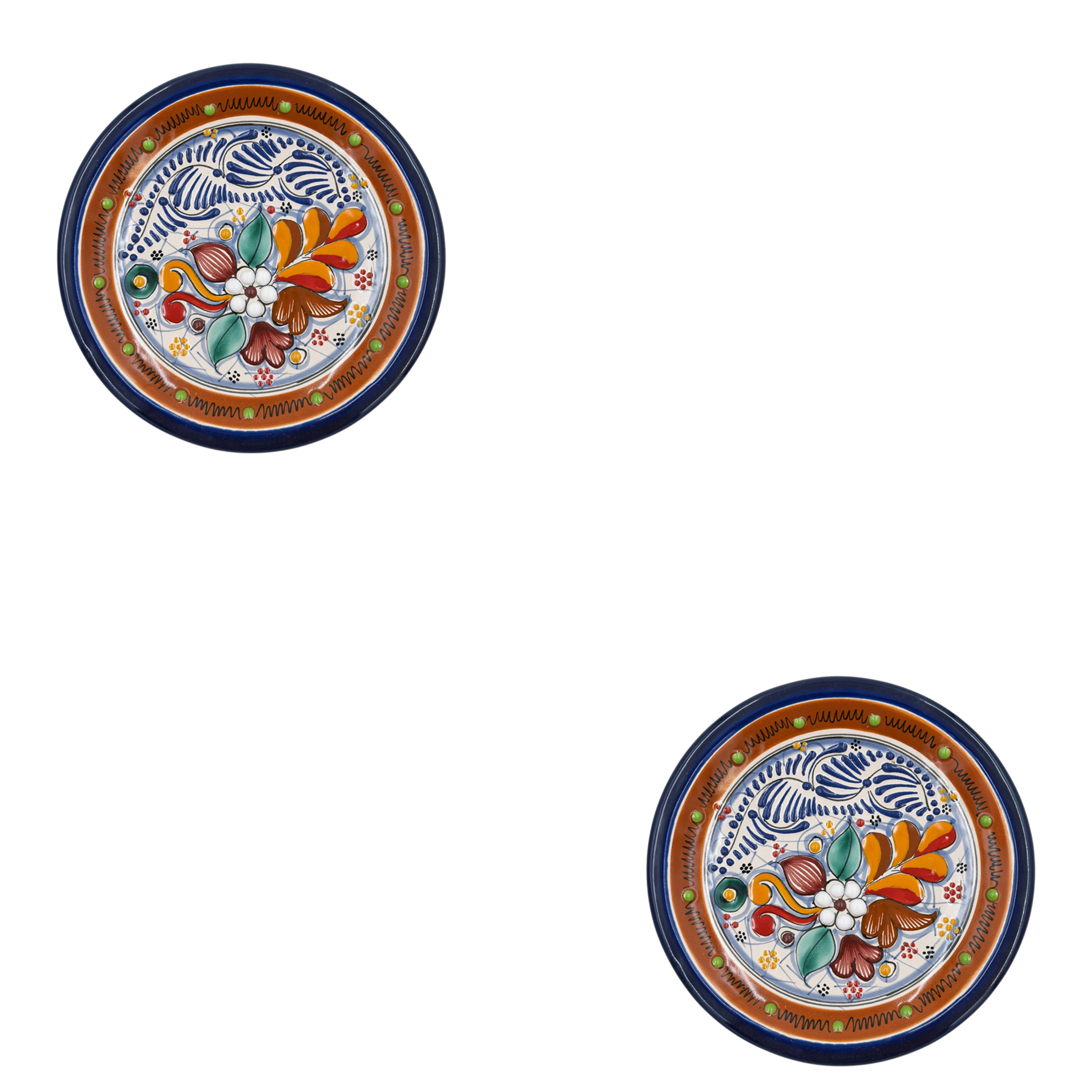 Majolica Small Plate Set of 2