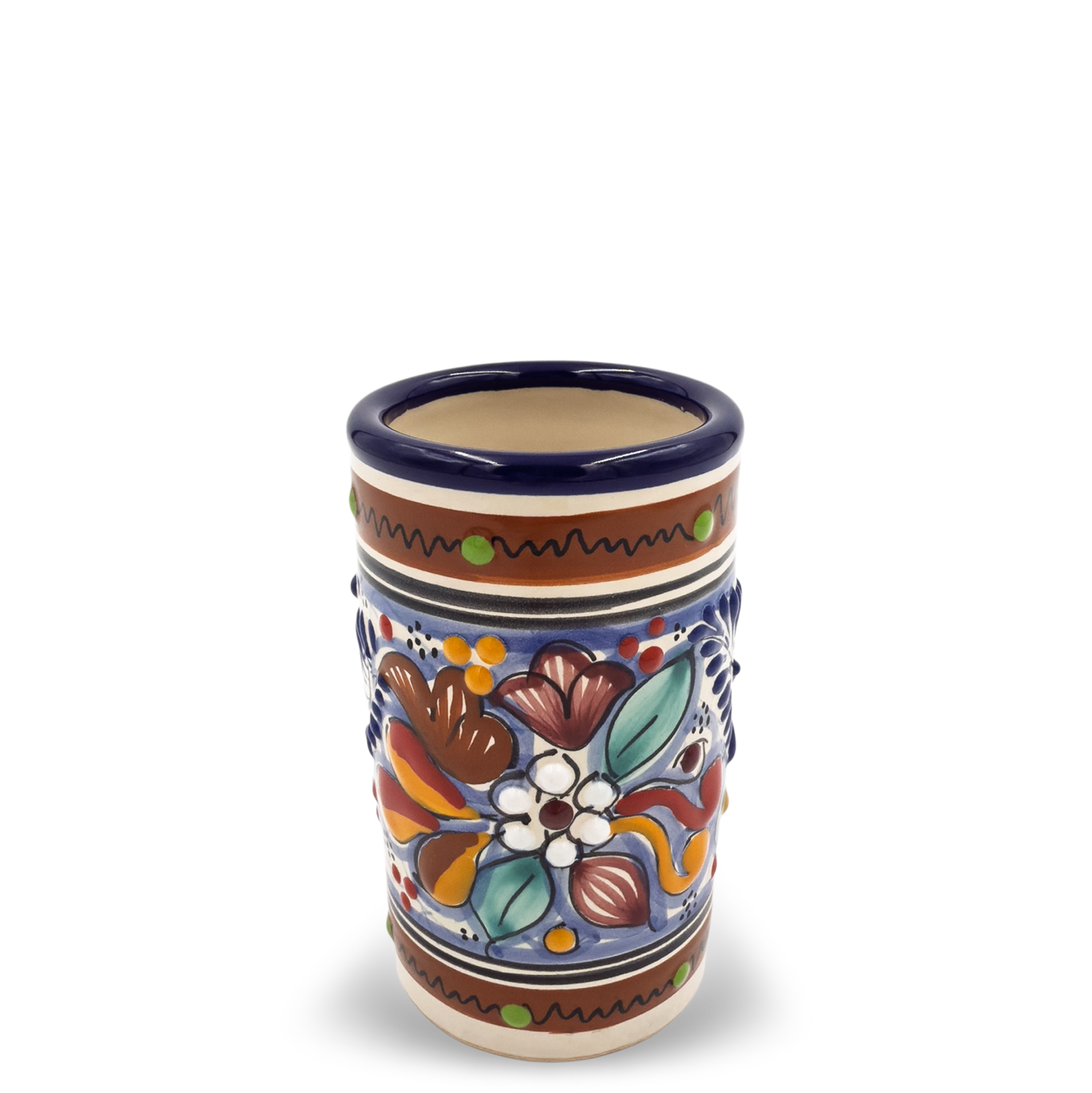 Majolica Cups Set of 2