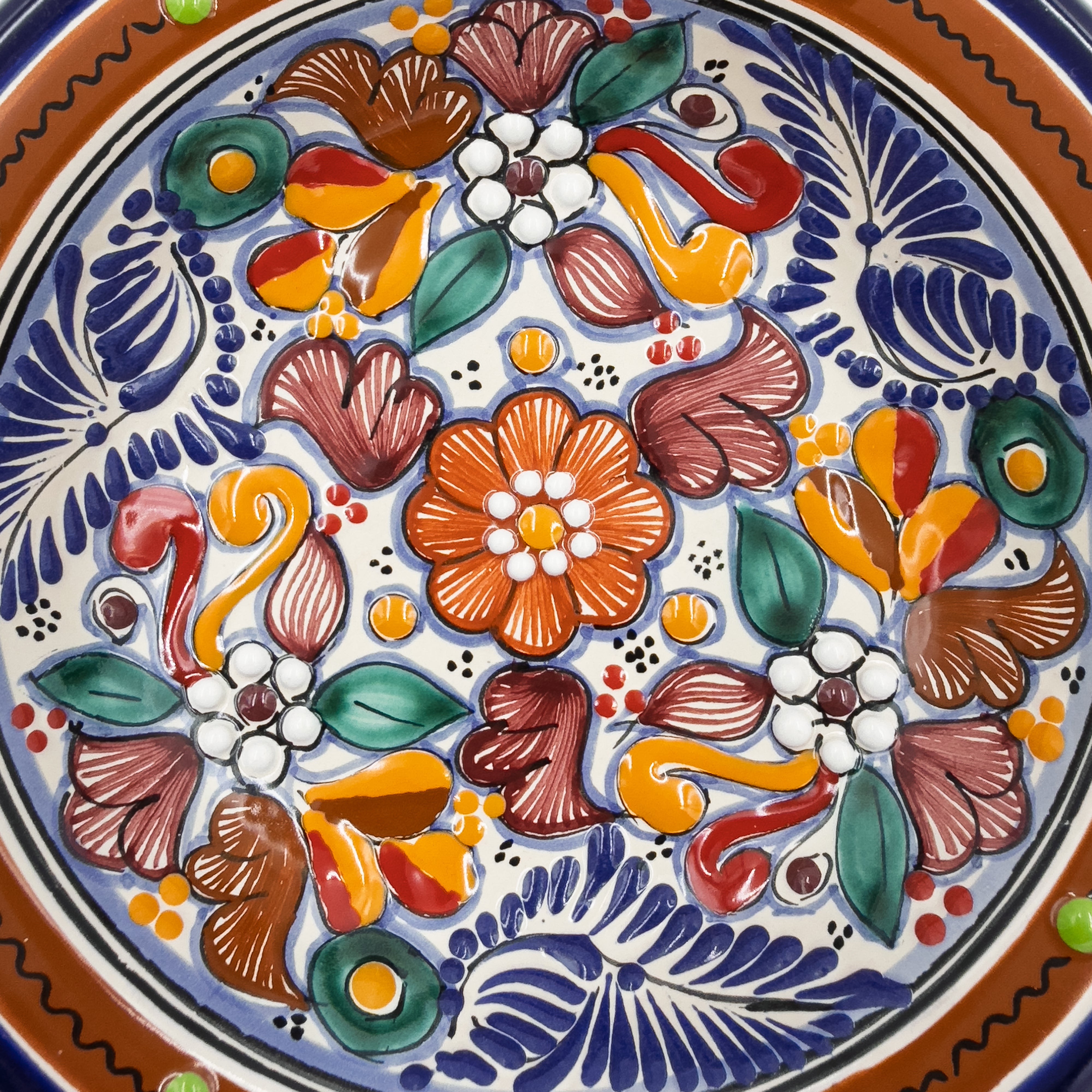 Majolica Soup Plate Set of 4