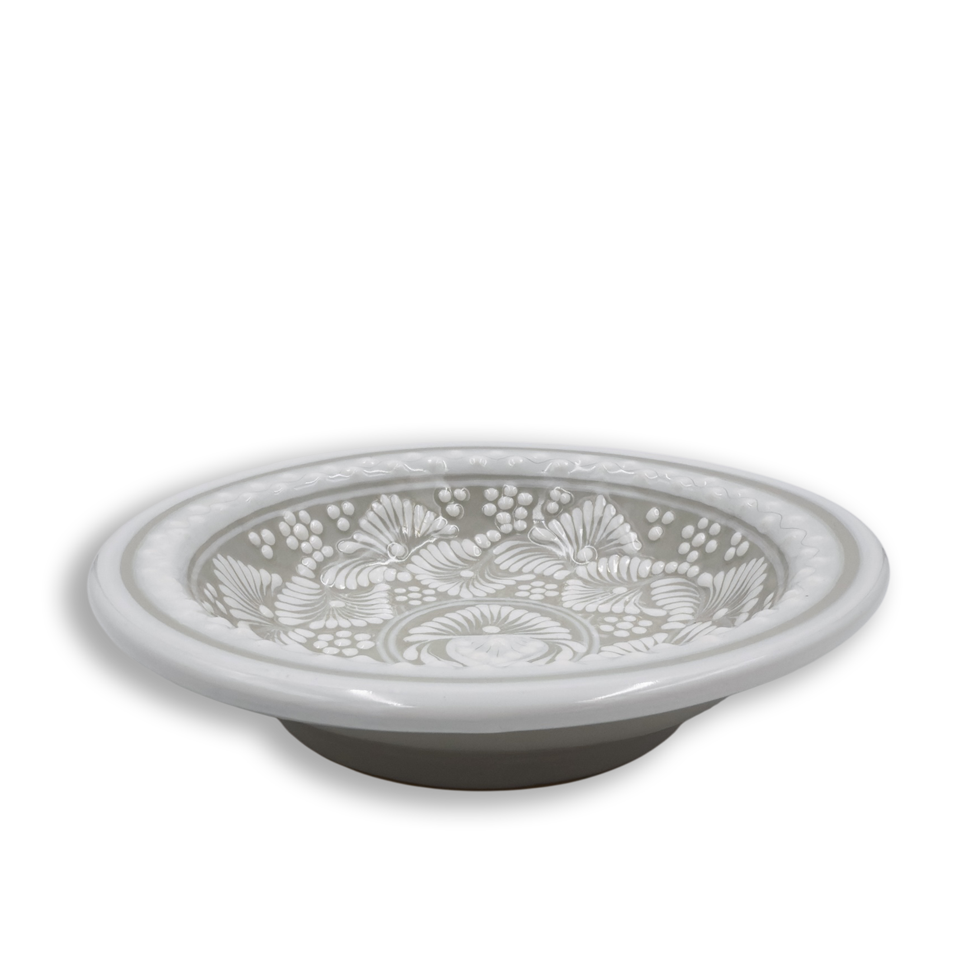 Taupe Soup Plate Set of 4