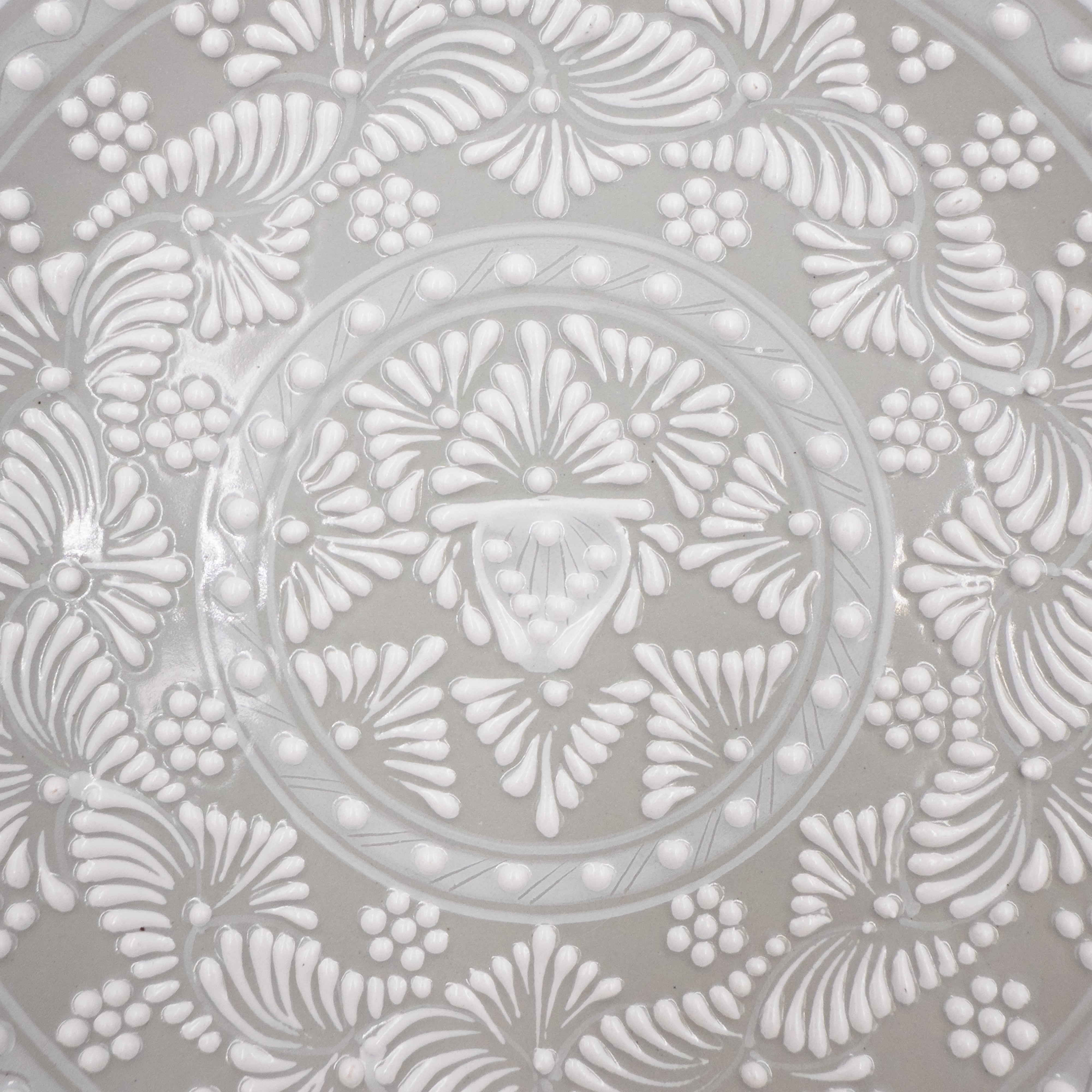 Taupe Large Plate Set of 4