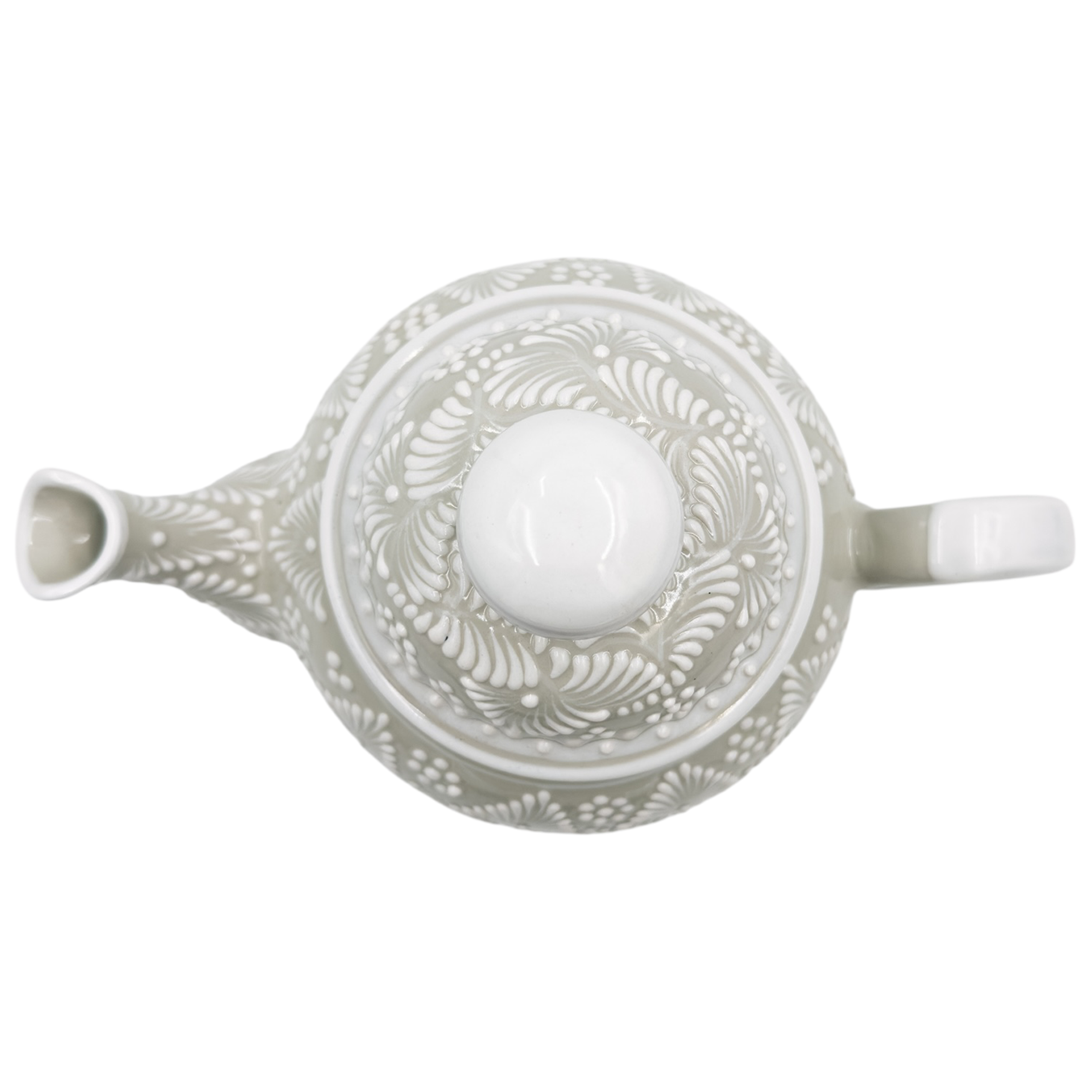 Taupe Tea Pot