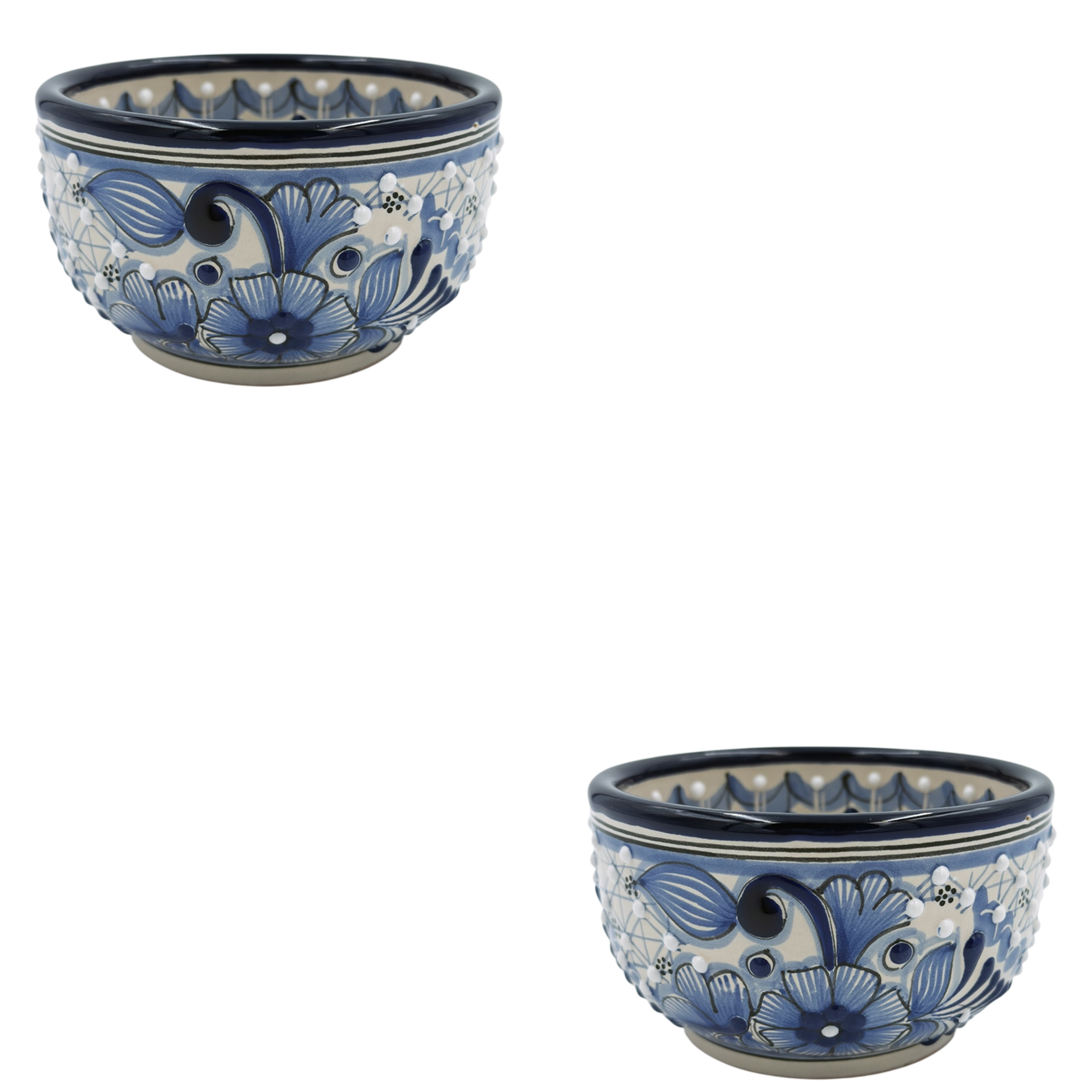 Blue Rose Bowl Set of 2