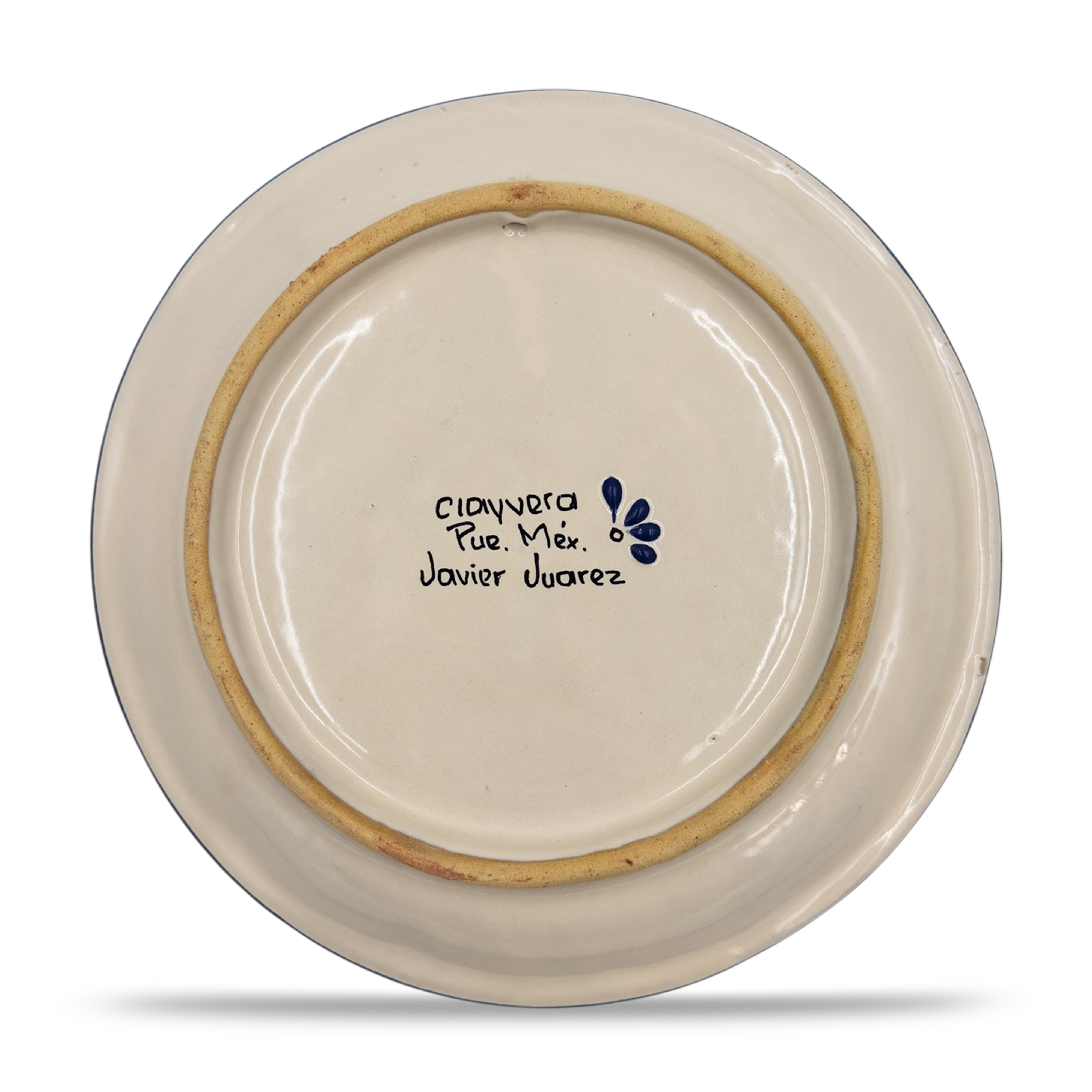 Blue Rose Medium Plate Set of 4