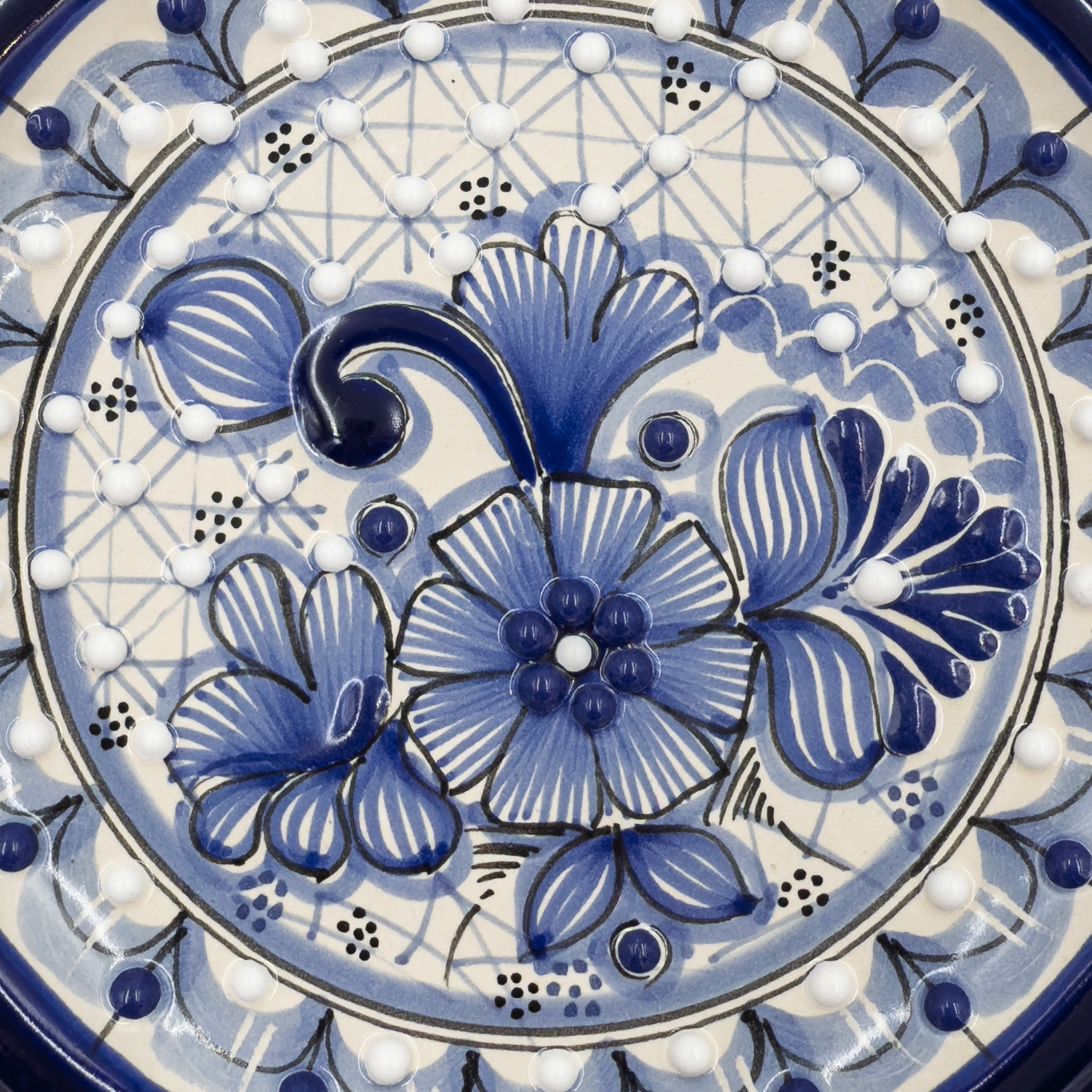 Blue Rose Tea Set of 4