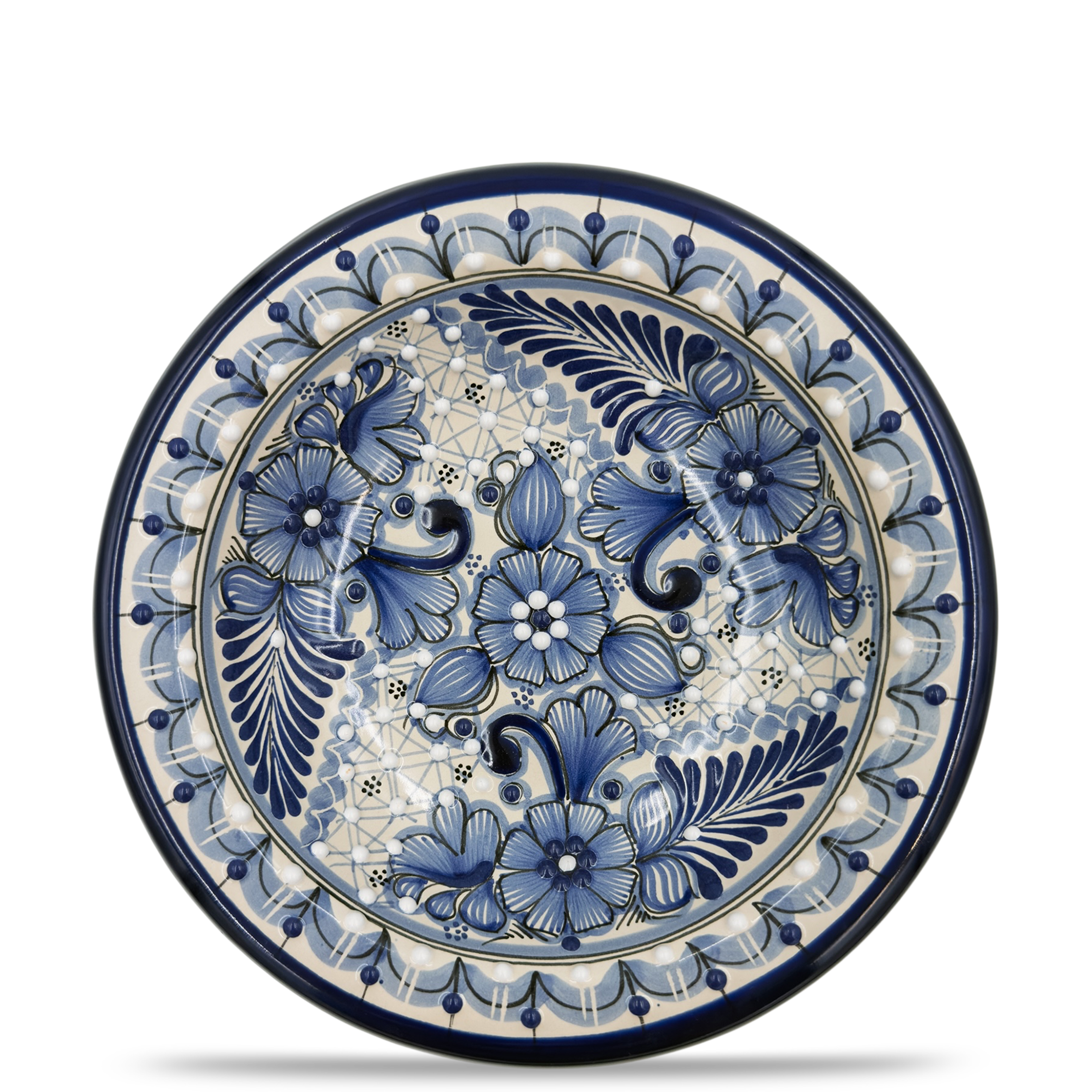 Blue Rose Soup Plate Set of 2