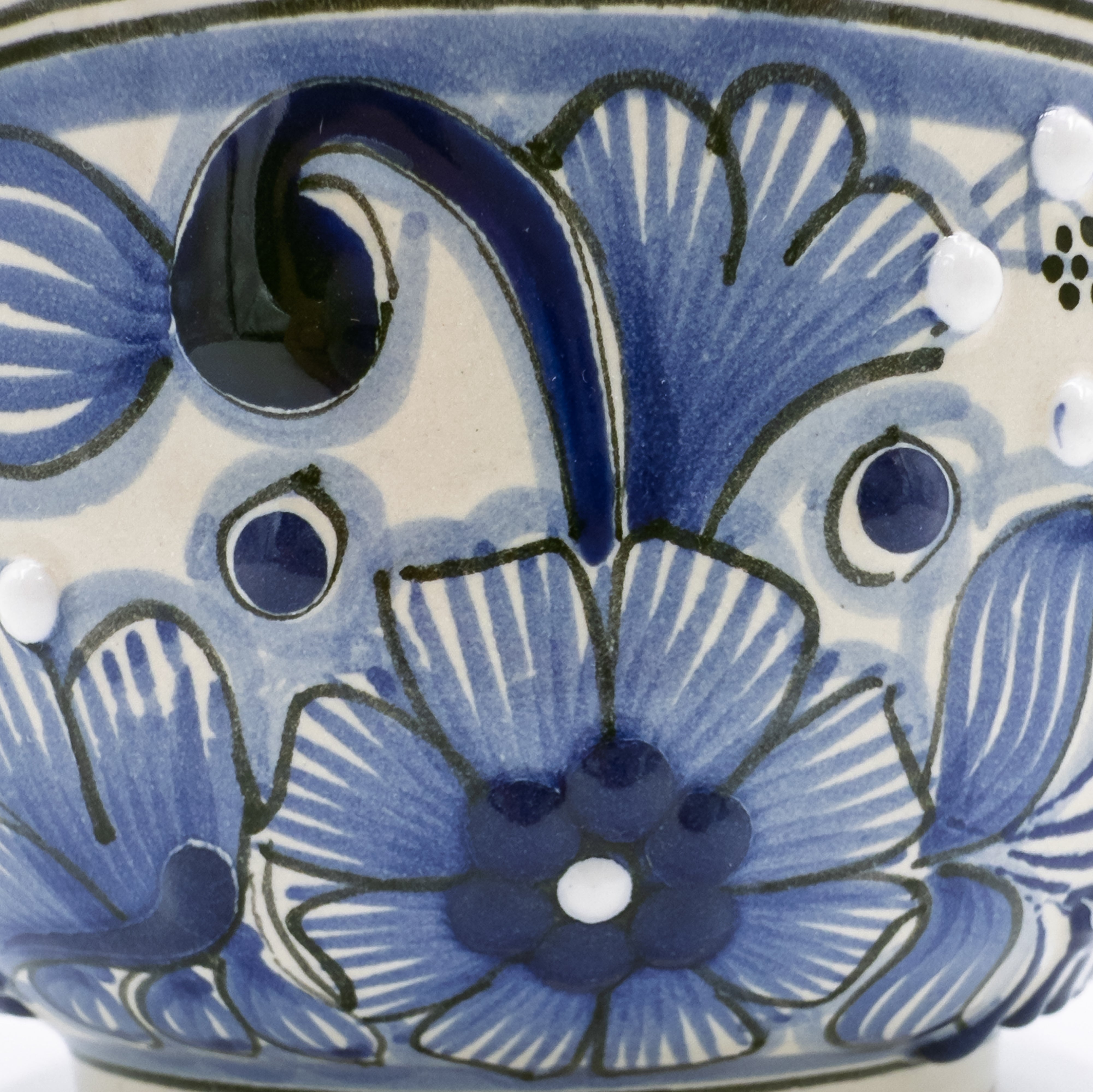 Blue Rose Bowl Set of 4