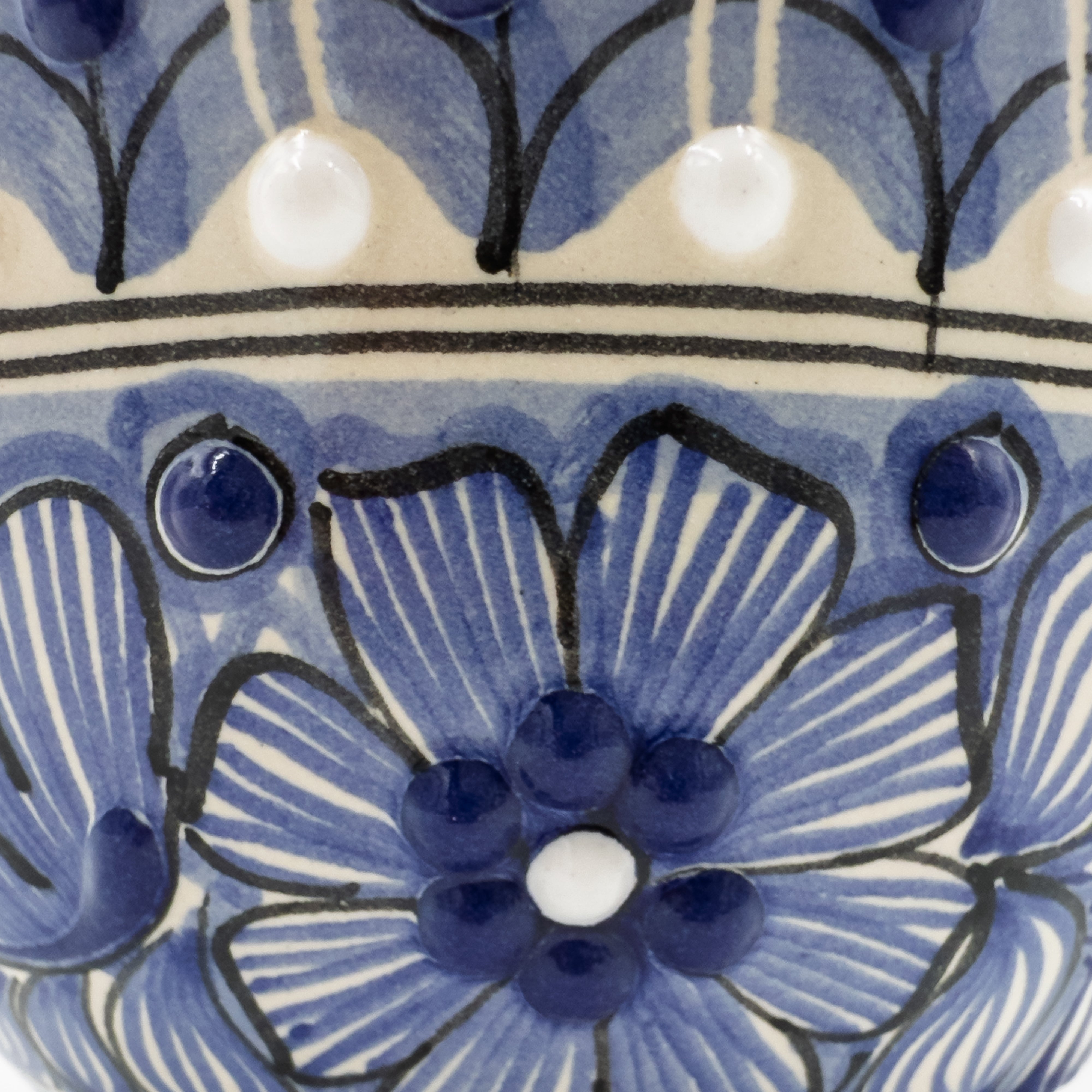 Blue Rose Tea Set of 4