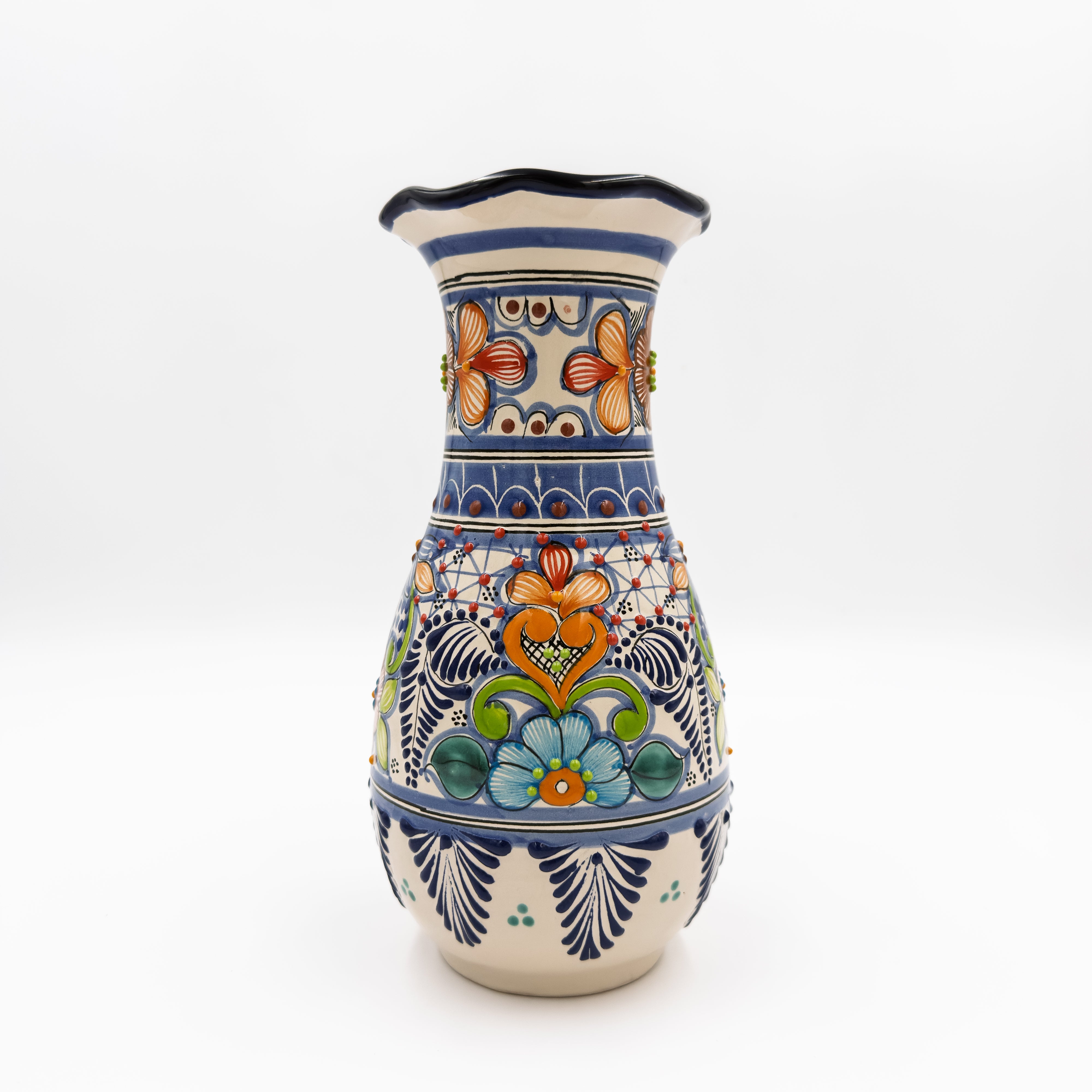 Color wave vase