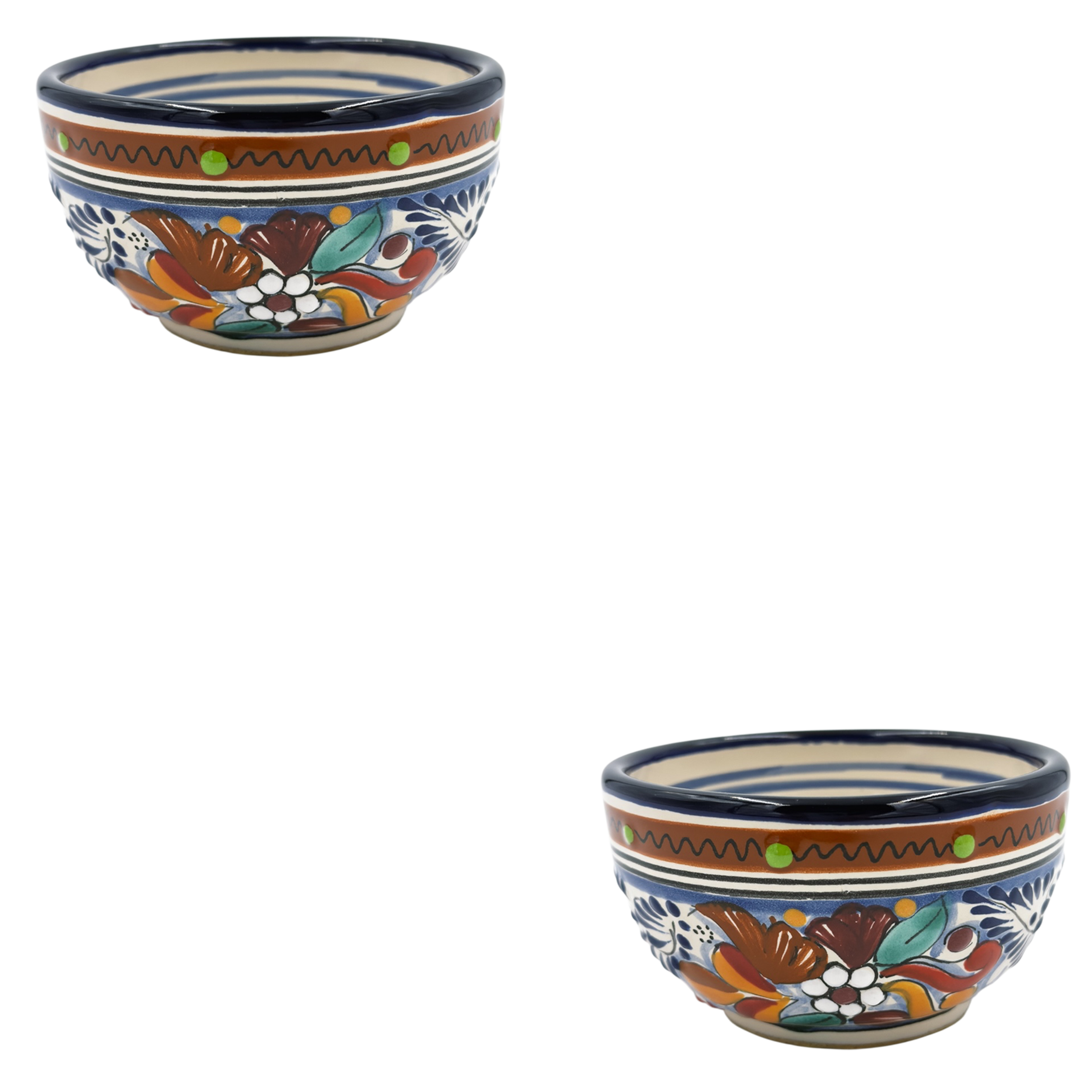 Majolica Bowl Set of 2