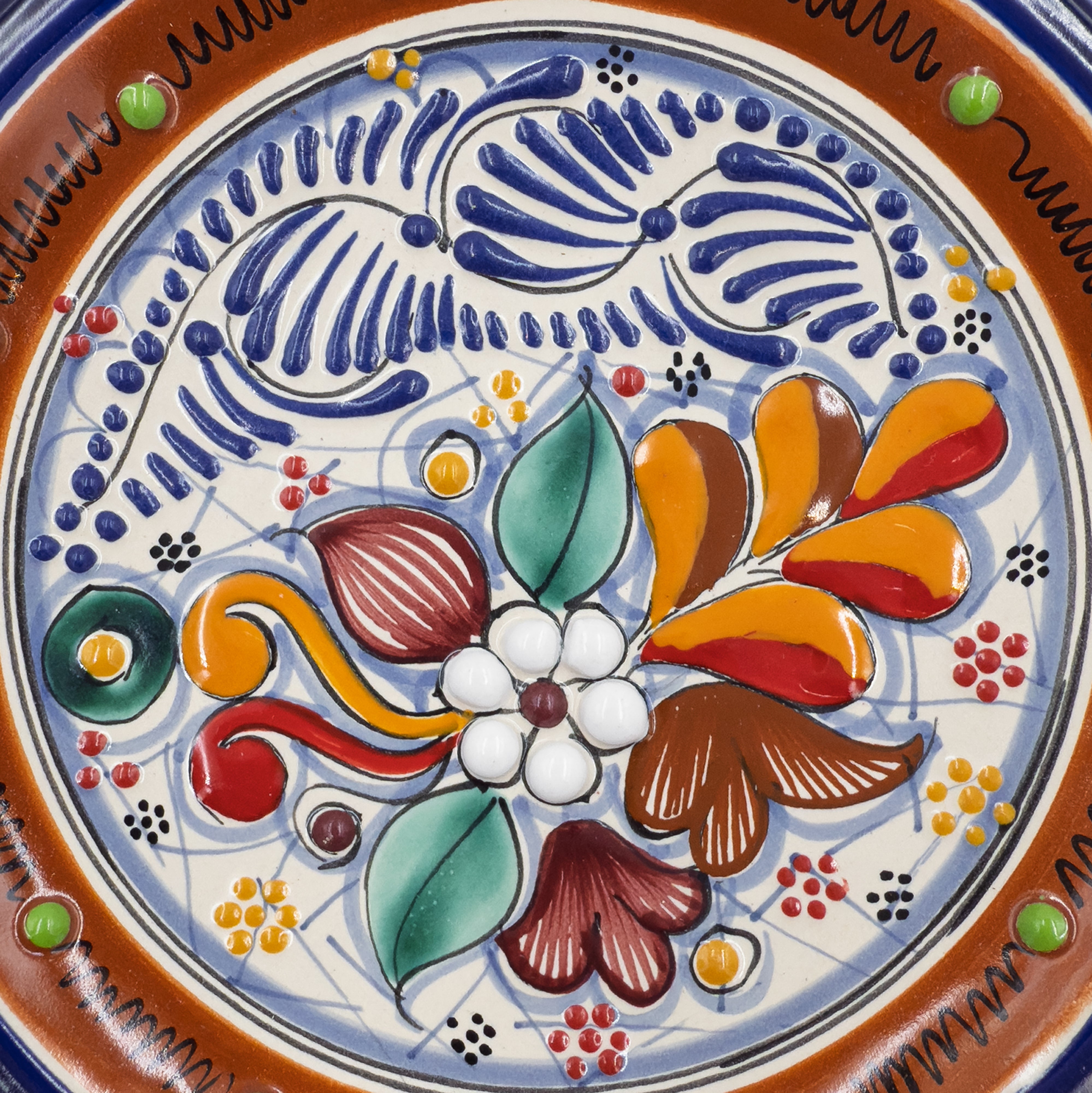 Majolica Small Plate Set of 4