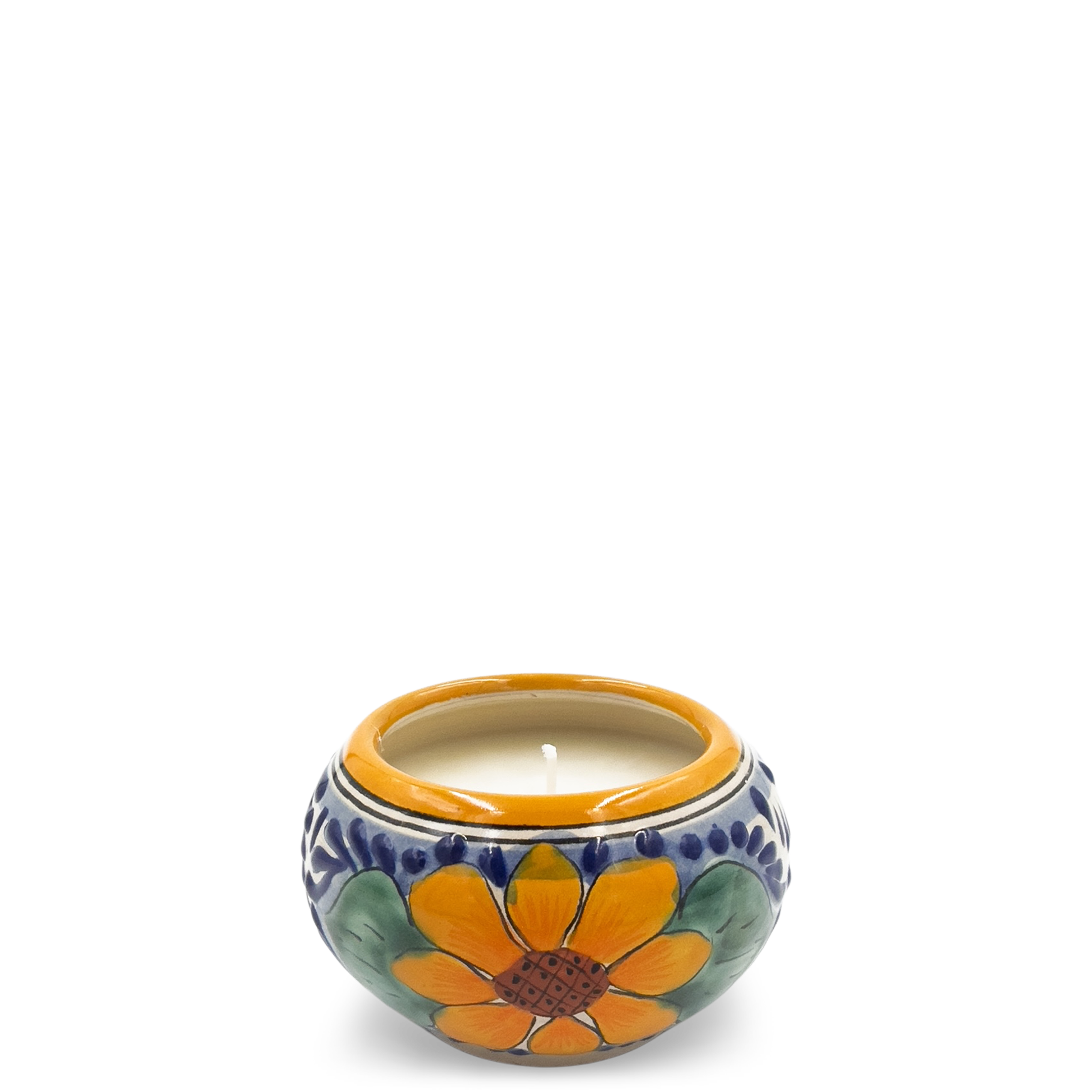 Sunflower candle