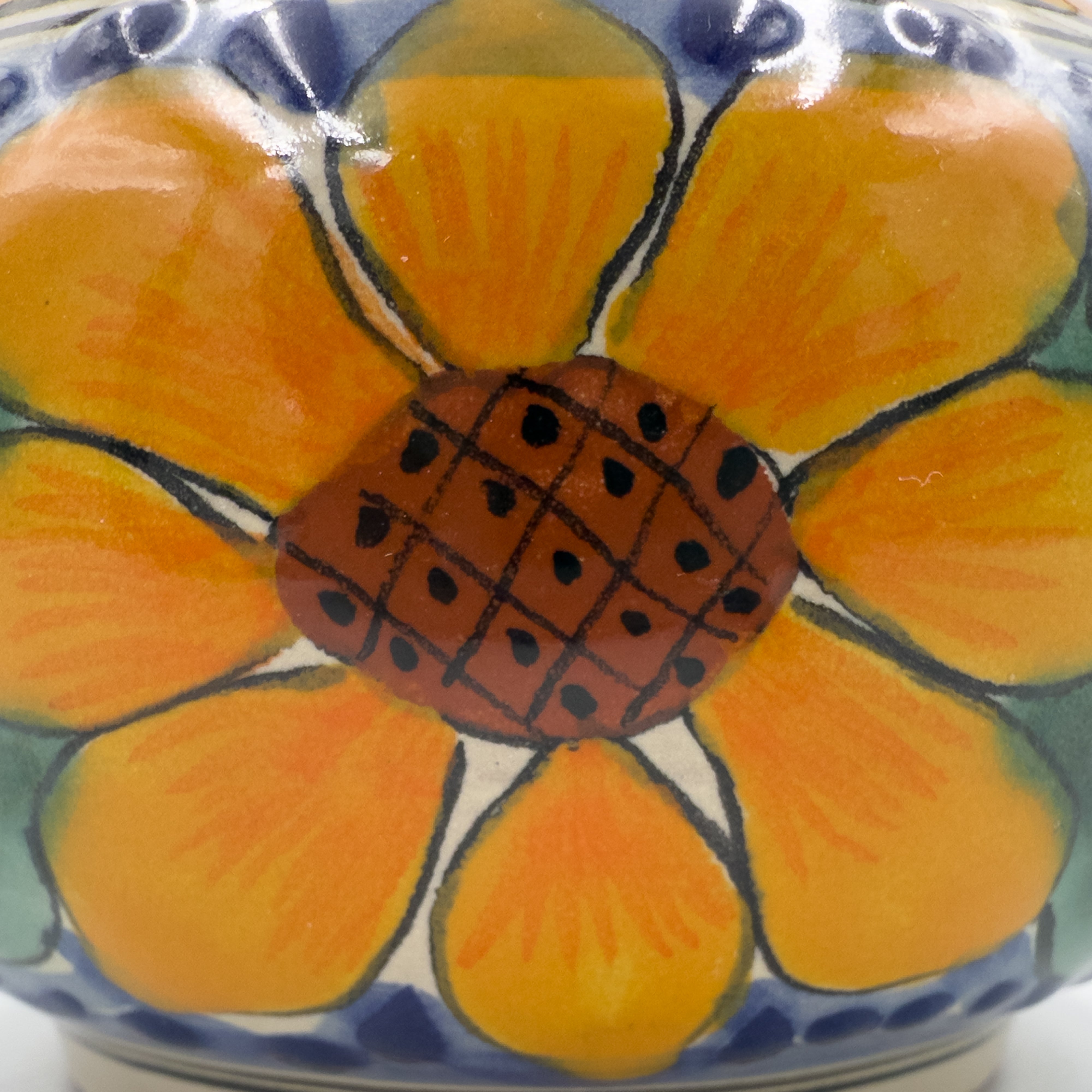 Sunflower candle