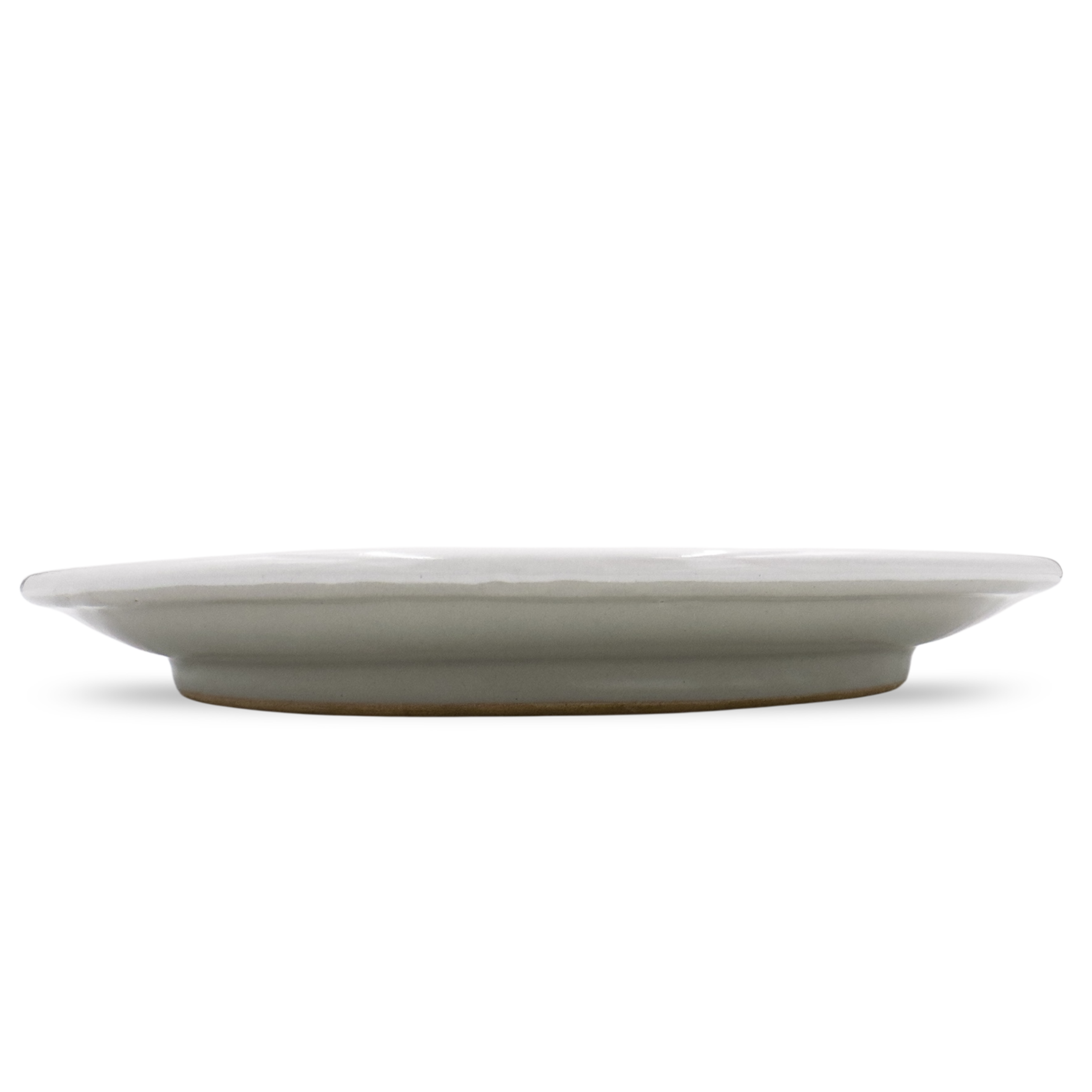 Taupe large plate