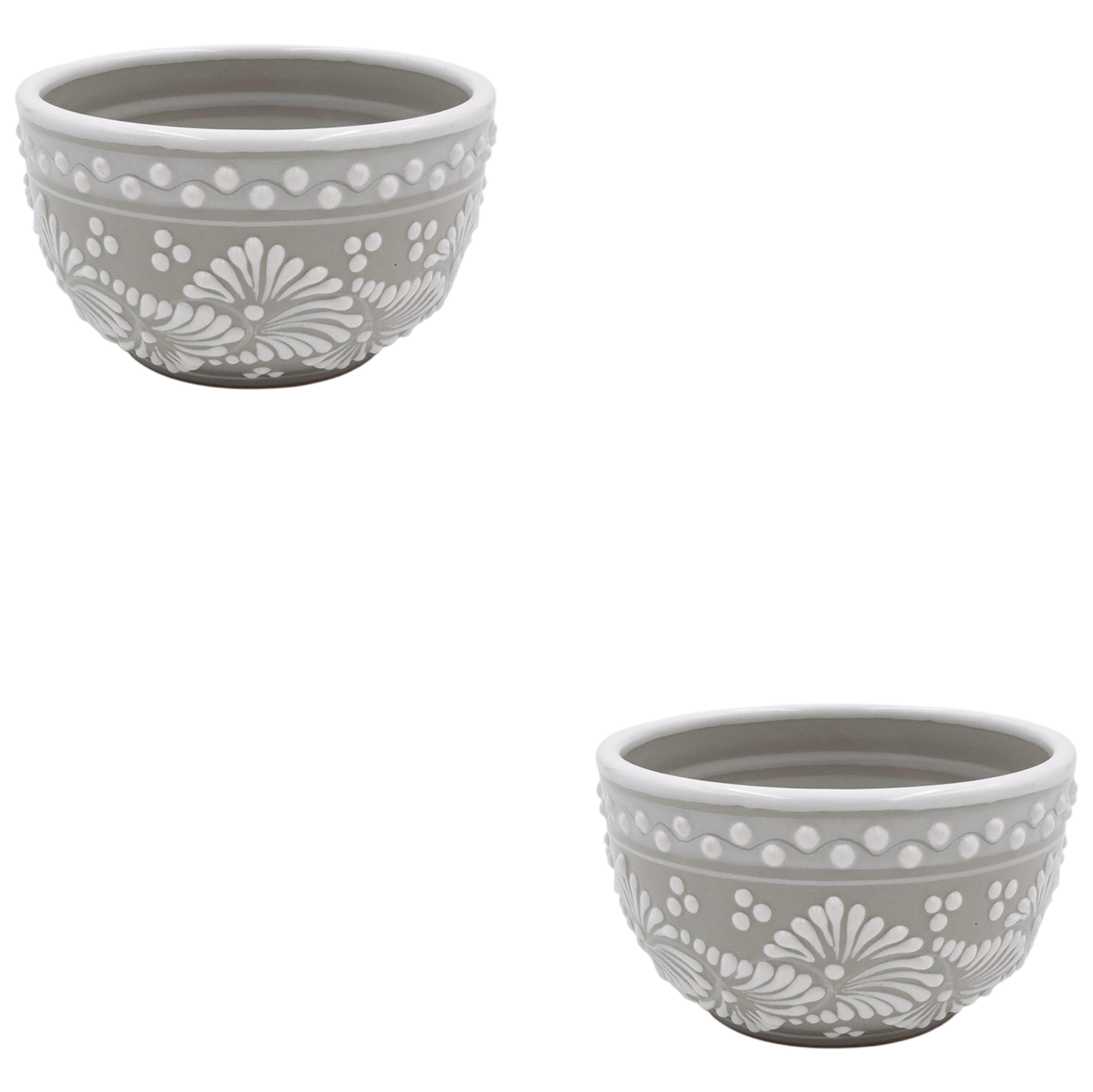 Taupe Bowl Set of 2