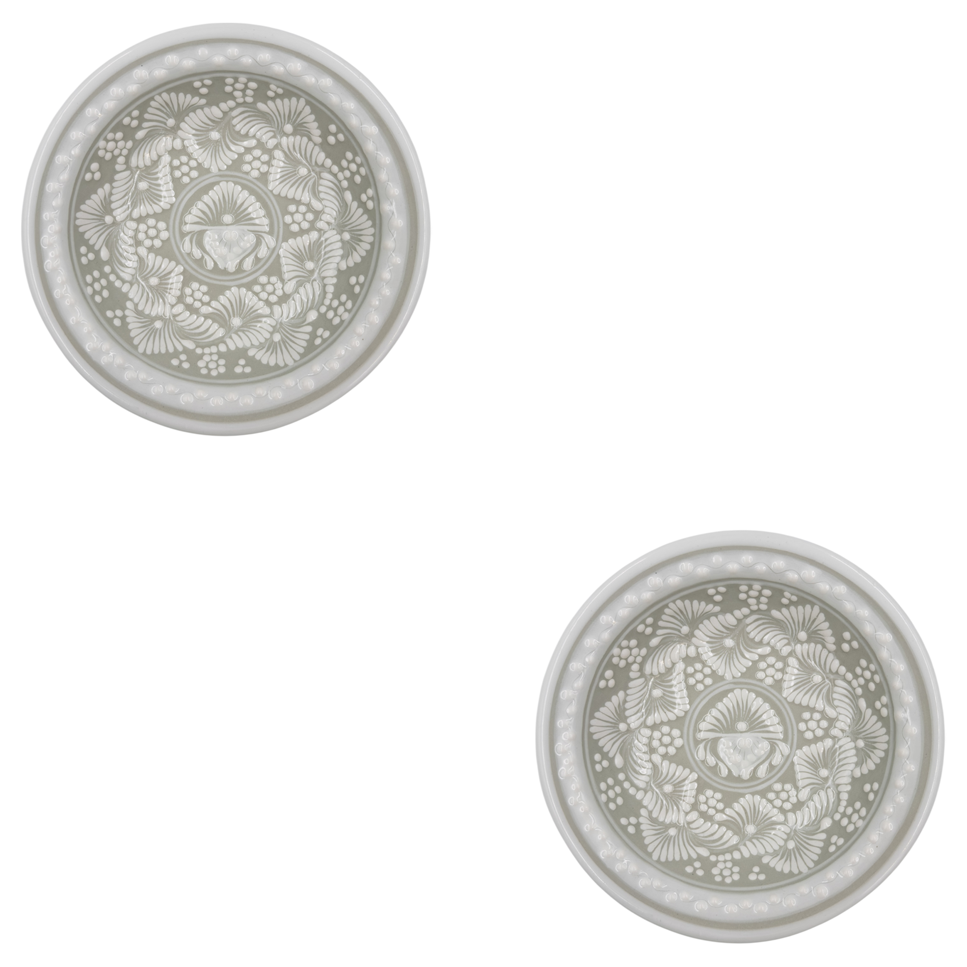 Taupe Soup Plate Set of 2