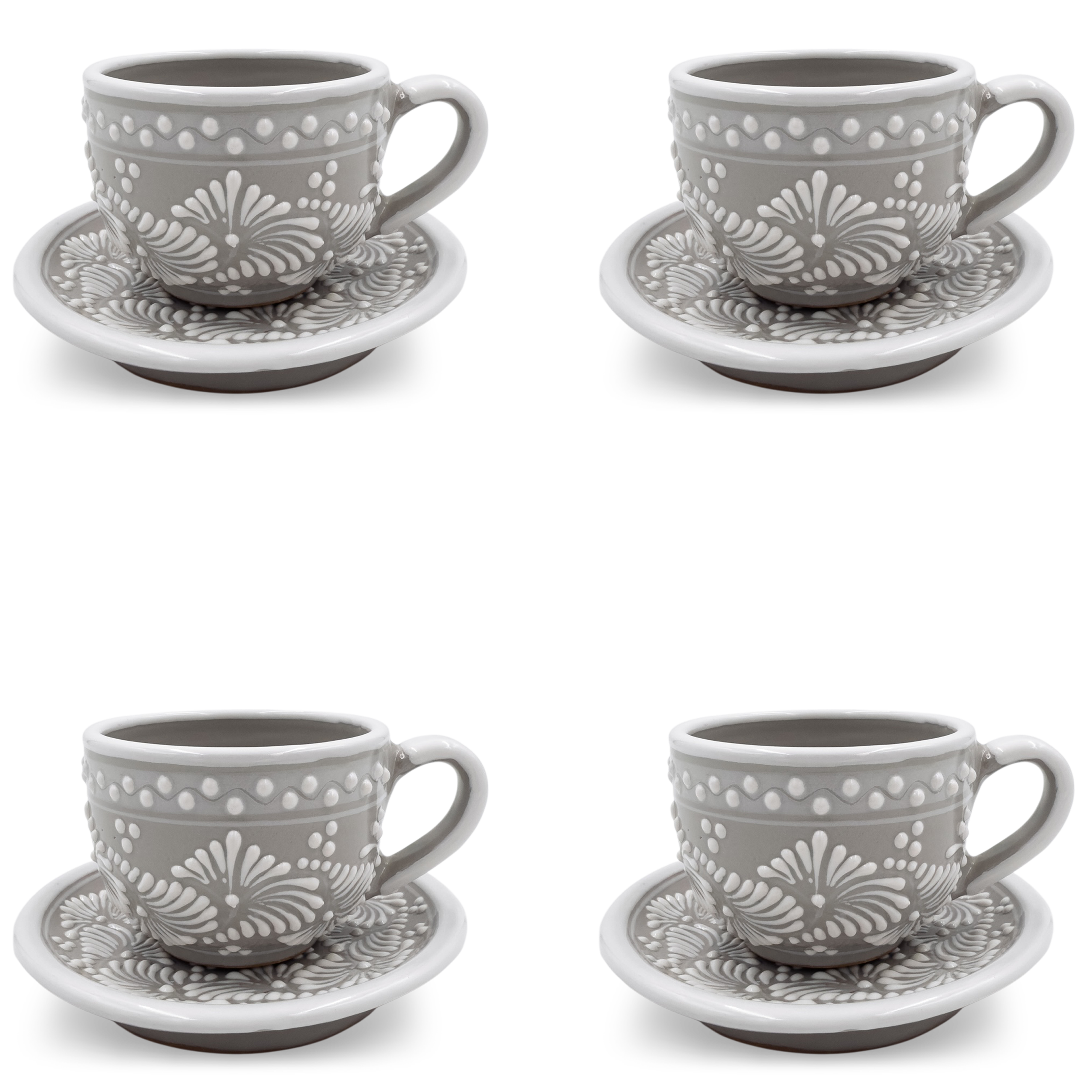 Taupe Tea Set of 4