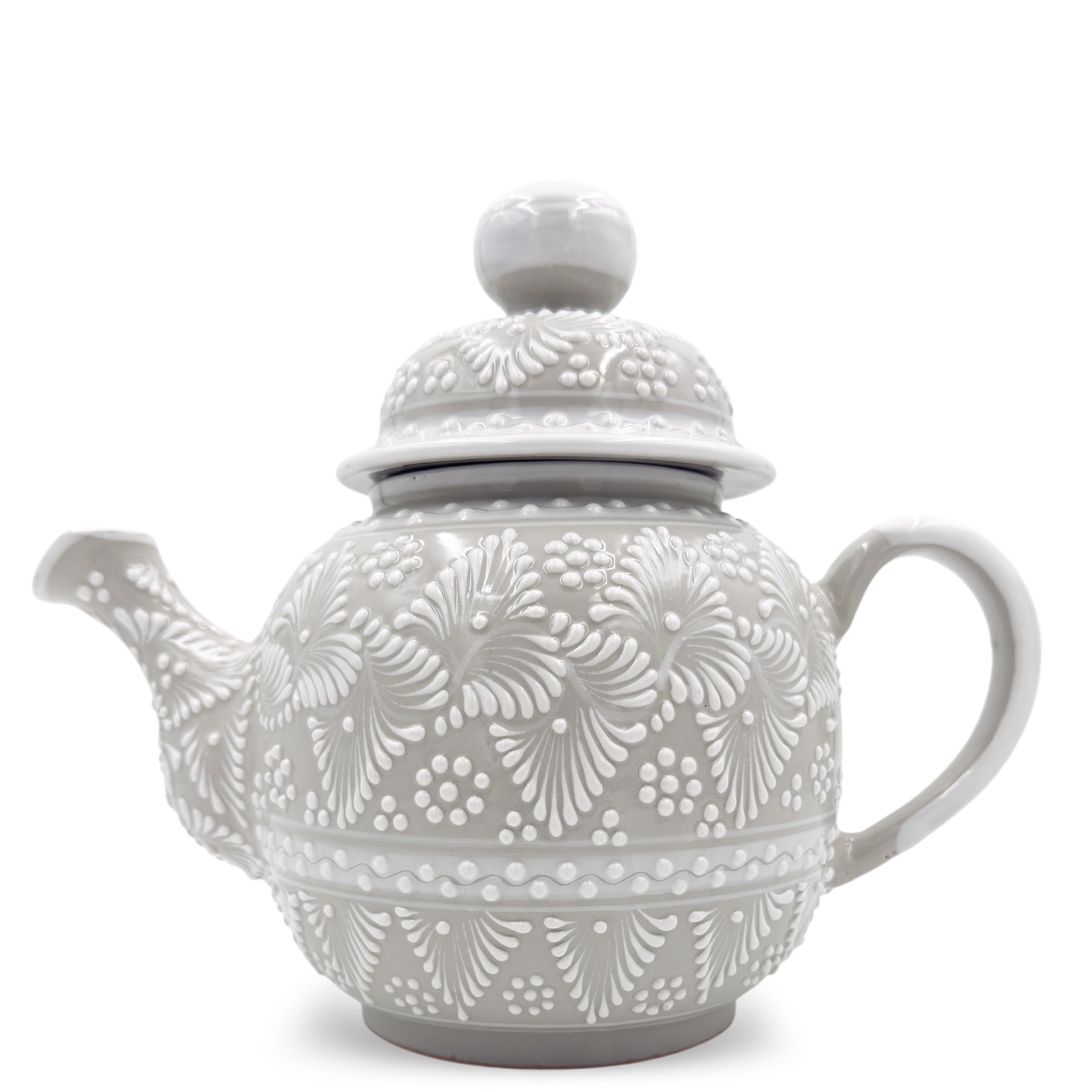 Taupe Tea Pot