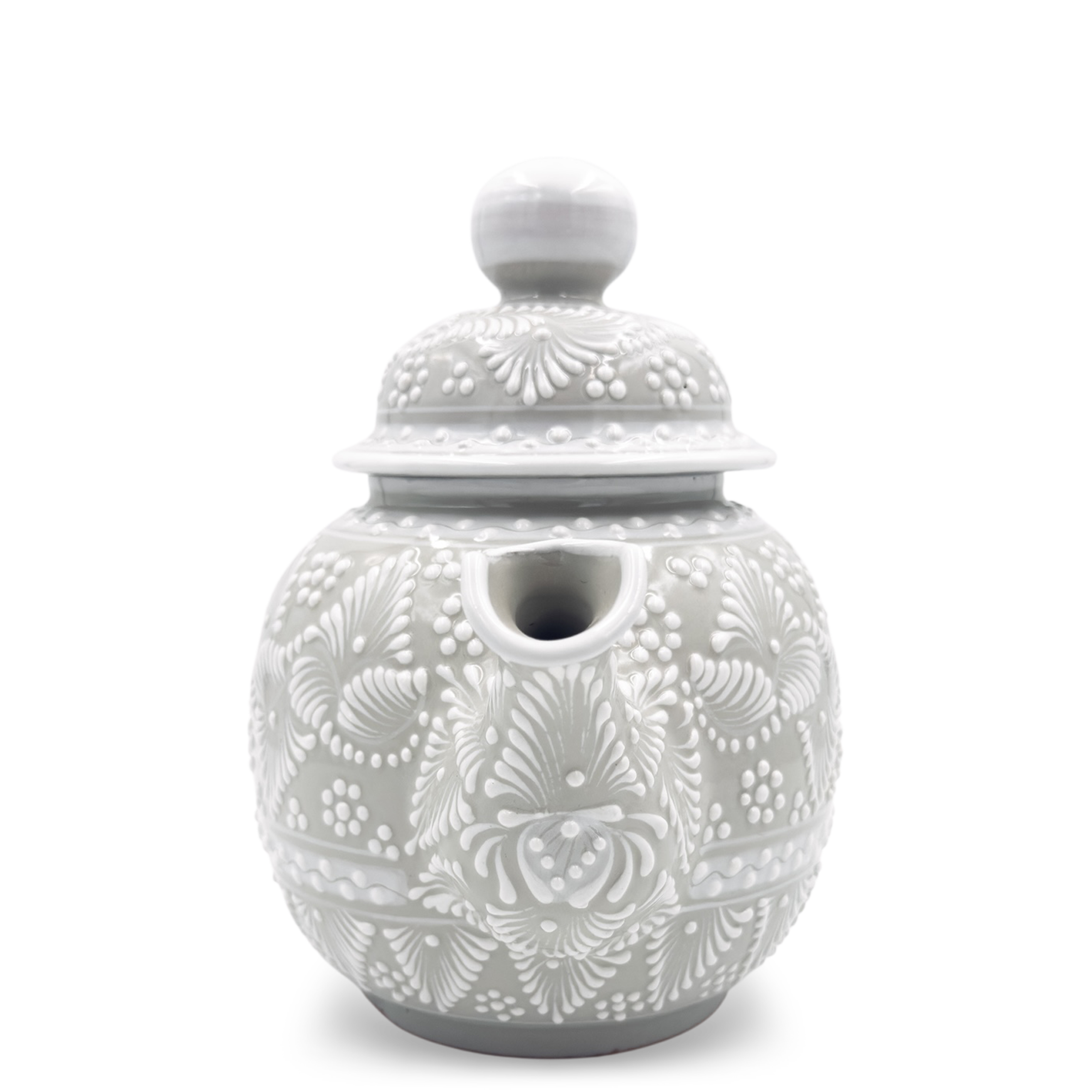 Taupe Tea Pot